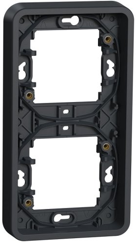 Рамка вертикальная Schneider Electric Mureva Styl 2-м. IP55 антрацит фото Рамка вертикальная Schneider Electric Mureva Styl 2-м. IP55 антрацит картинка